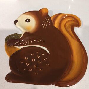 Better Homes Squirrel Plate Heritage Collection Fall Decor-lp